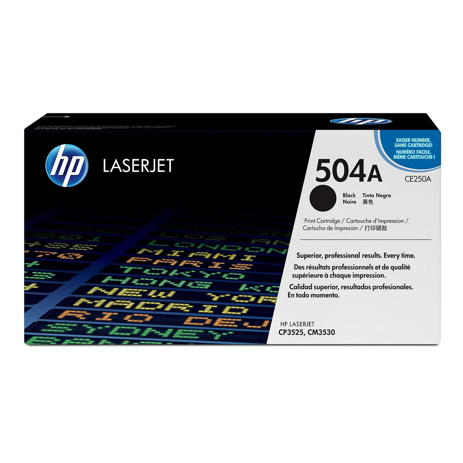 HP 504A CE250A Original Black Toner Cartridge