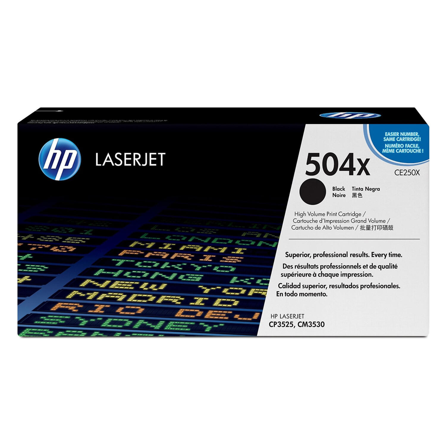 HP 504X CE250X Original Black Toner Cartridge High Yield