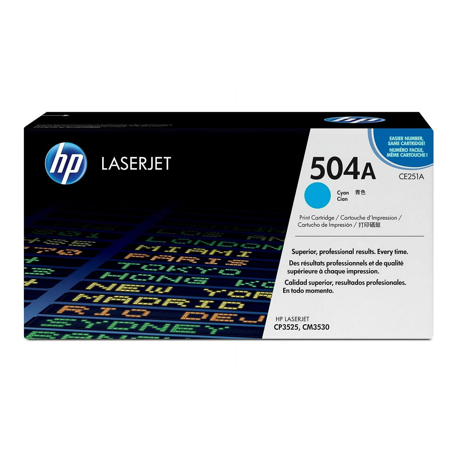 HP 504A CE251A Original Cyan Toner Cartridge