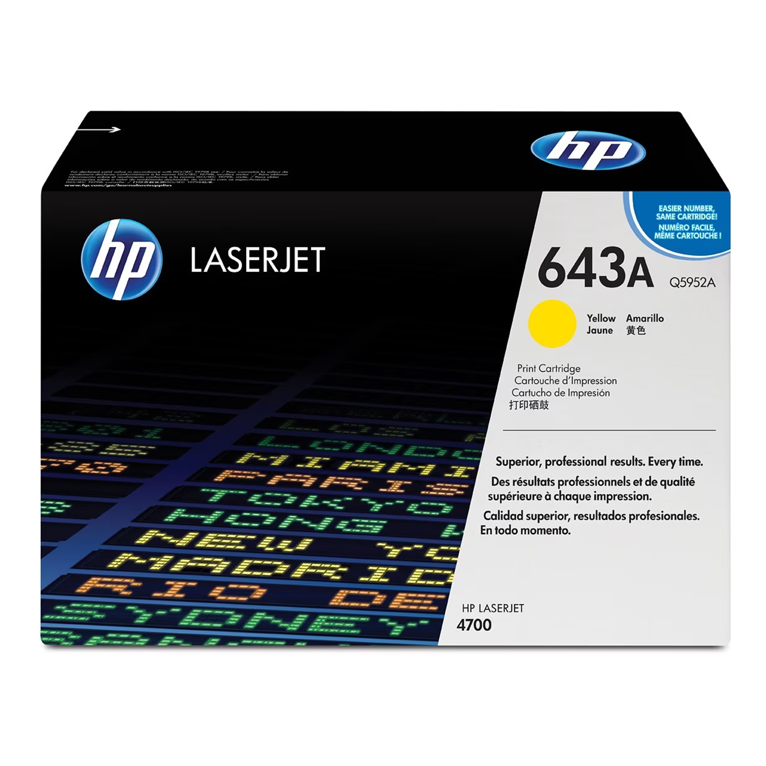 HP 643A Q5952A Original Yellow Toner Cartridge