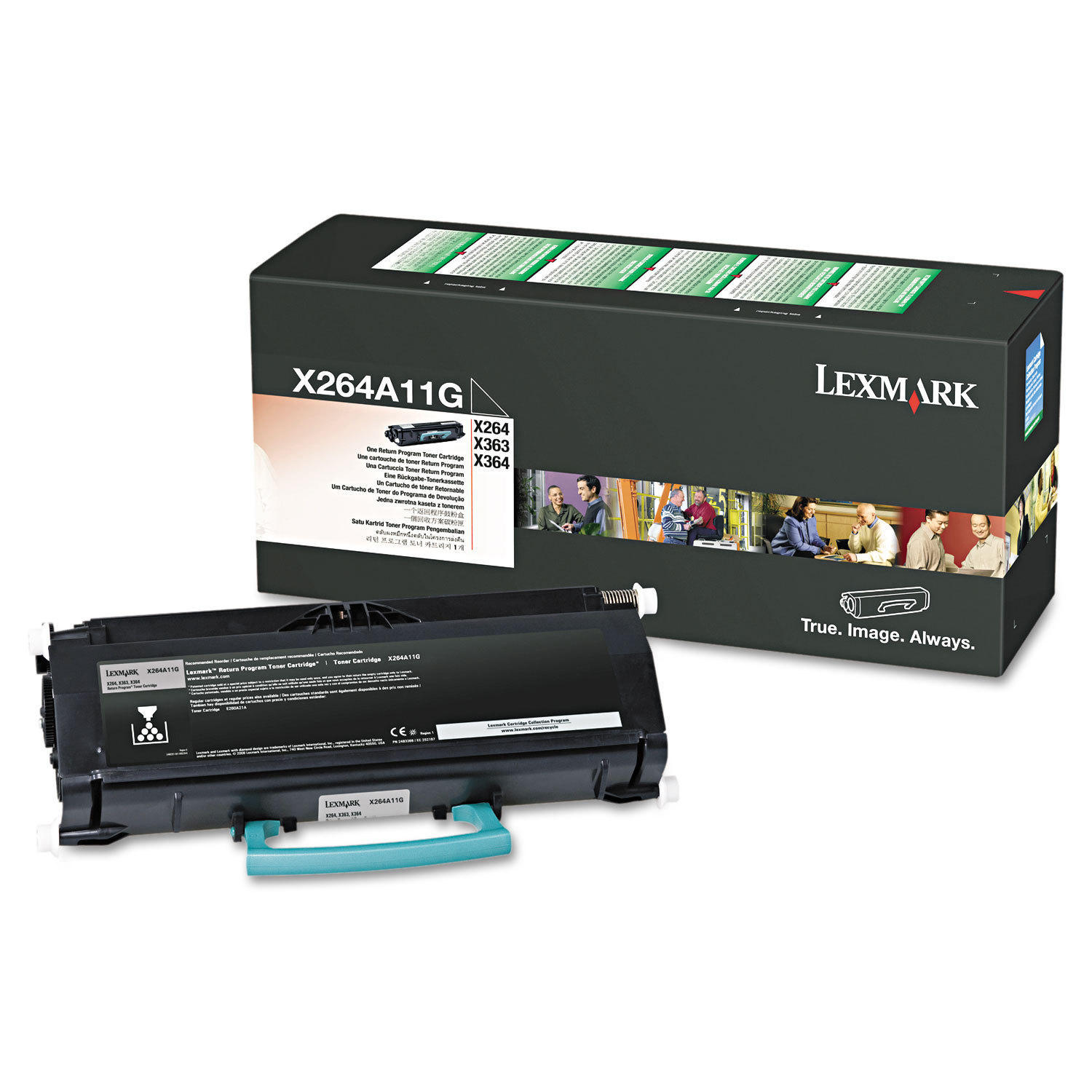 Lexmark X264A11G Original Black Return Program Toner Cartridge