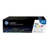 HP 125A CE259A Original Color Toner Cartridge Combo C/M/Y