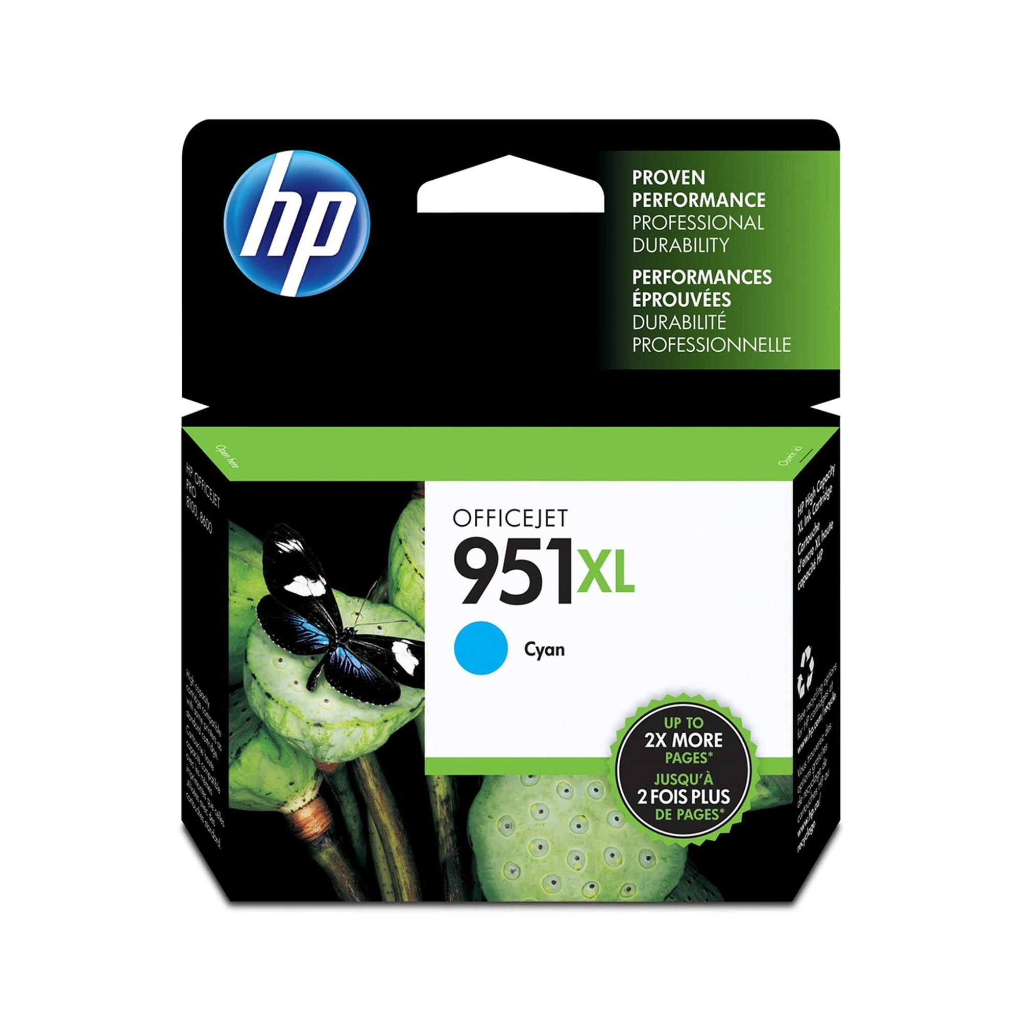HP 951XL CN046AN#140 Original Cyan Ink Cartridge High Yield