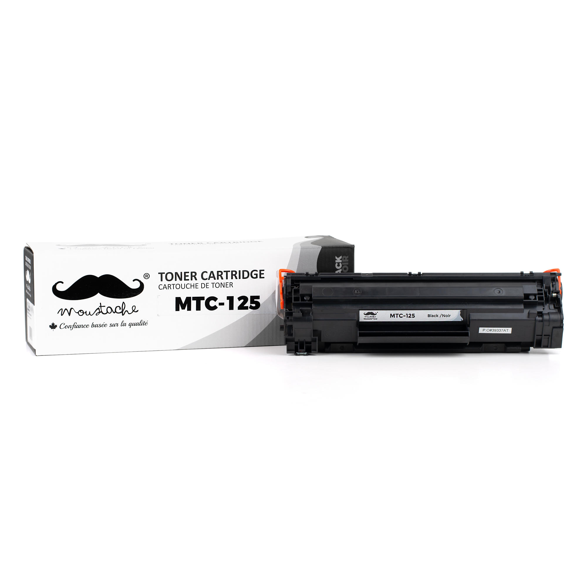 Canon 125 3484B001AA Compatible Black Toner Cartridge - Moustache®