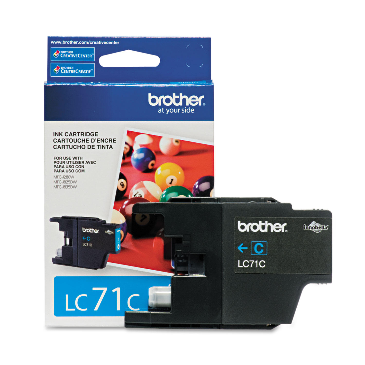 Brother LC71C Original Cyan Ink Cartridge