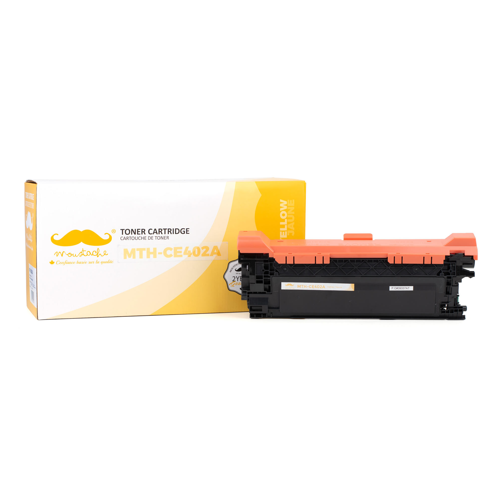 Compatible HP 507A CE402A Yellow Toner Cartridge- Moustache®