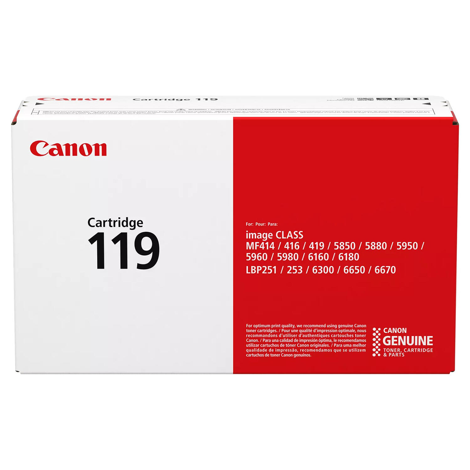 Canon 119 3479B001 Original Black Toner Cartridge