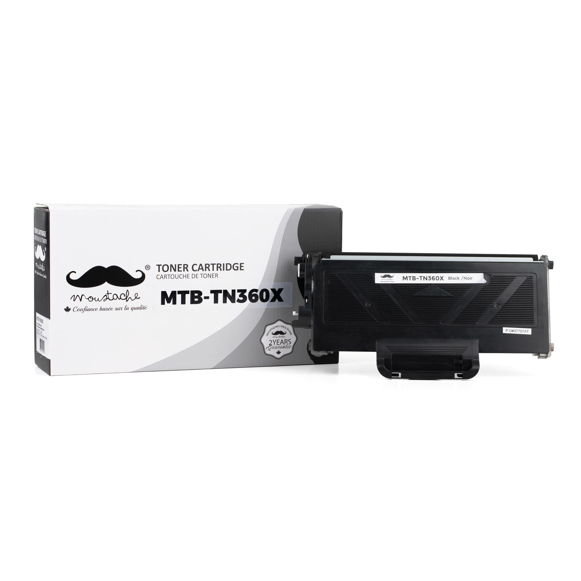 Brother TN-360X Compatible Black Toner Cartridge Extra High Yield - Moustache®