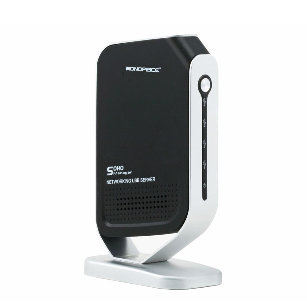 Networking 4 Port USB 2.0 Print Server - Share 4 USB Devices - Monoprice Networking 4 Port USB 2.0 Print Server - Share 4 USB Devices - Monoprice