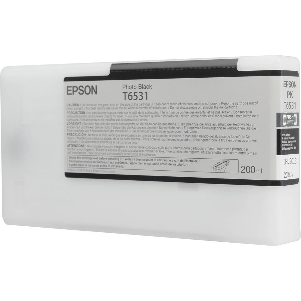 Epson T653100 Original Photo Black Ink Cartridge