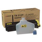 Kyocera-Mita TK512Y originale Yellow Toner Cartridge