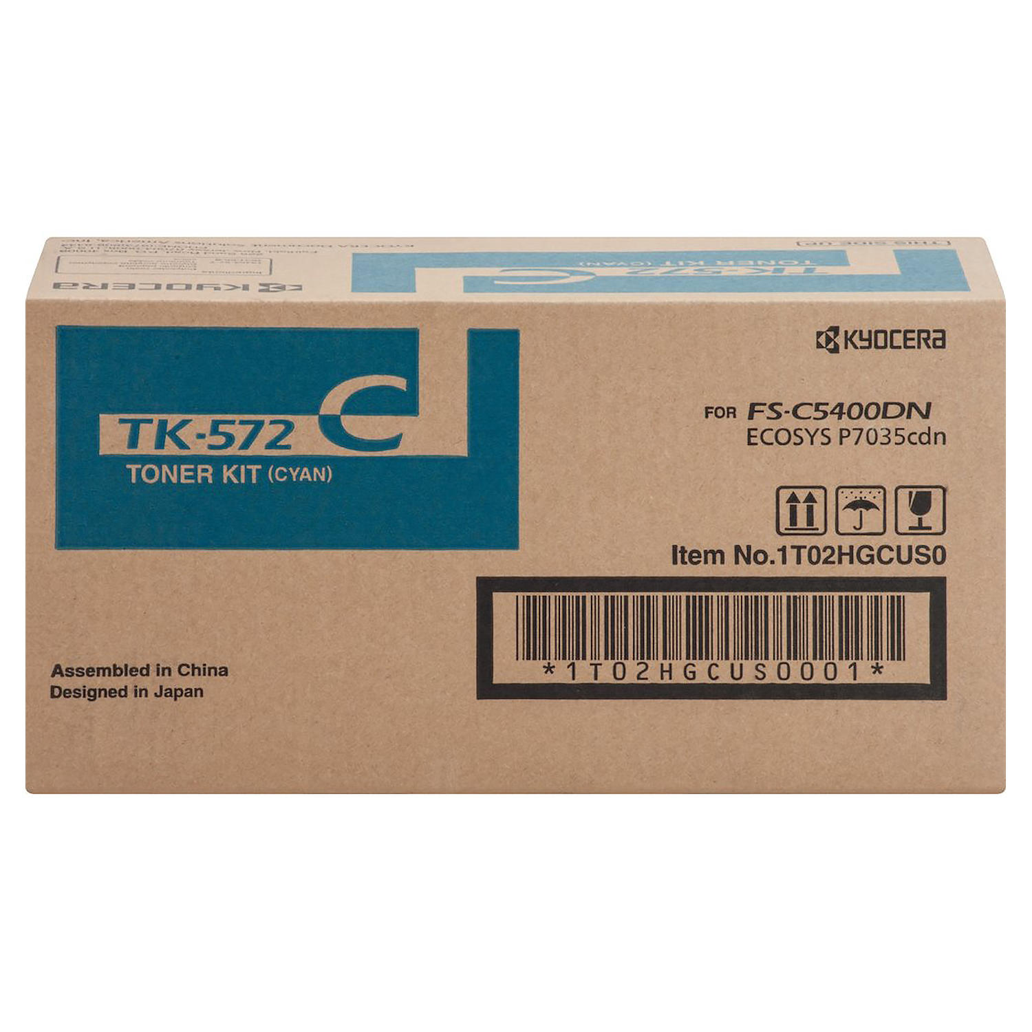 Kyocera-Mita TK572C Original Cyan Toner Cartridge