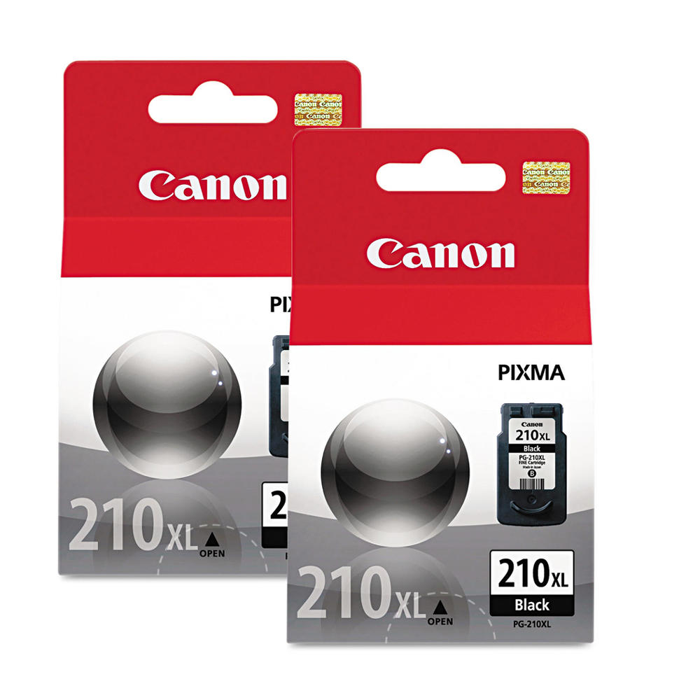 Canon PG210XL Original Black Ink Cartridge High Yield Twin Pack