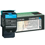 Lexmark C540A1CG Original Cyan Return Program Toner Cartridge