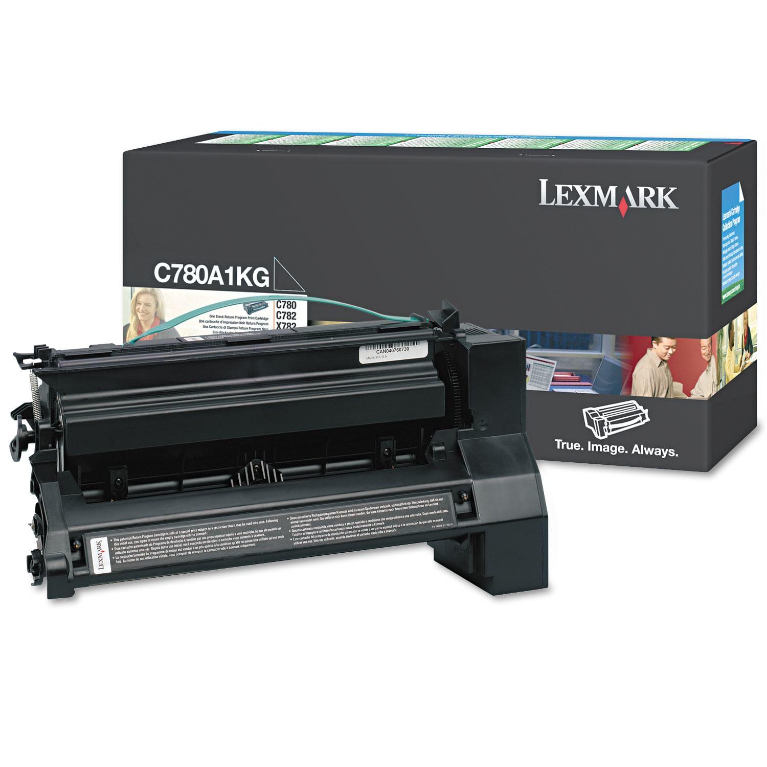 Lexmark C780A1KG Original Black Return Program Toner Cartridge