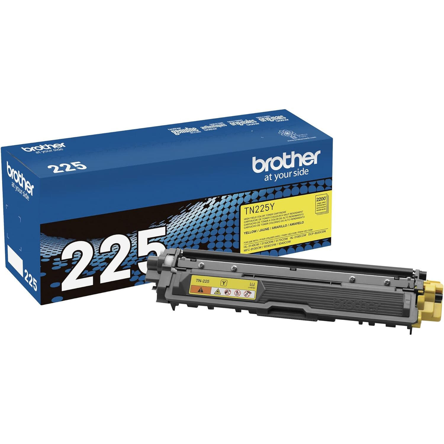 Brother TN-225Y Original Yellow Toner Cartridge