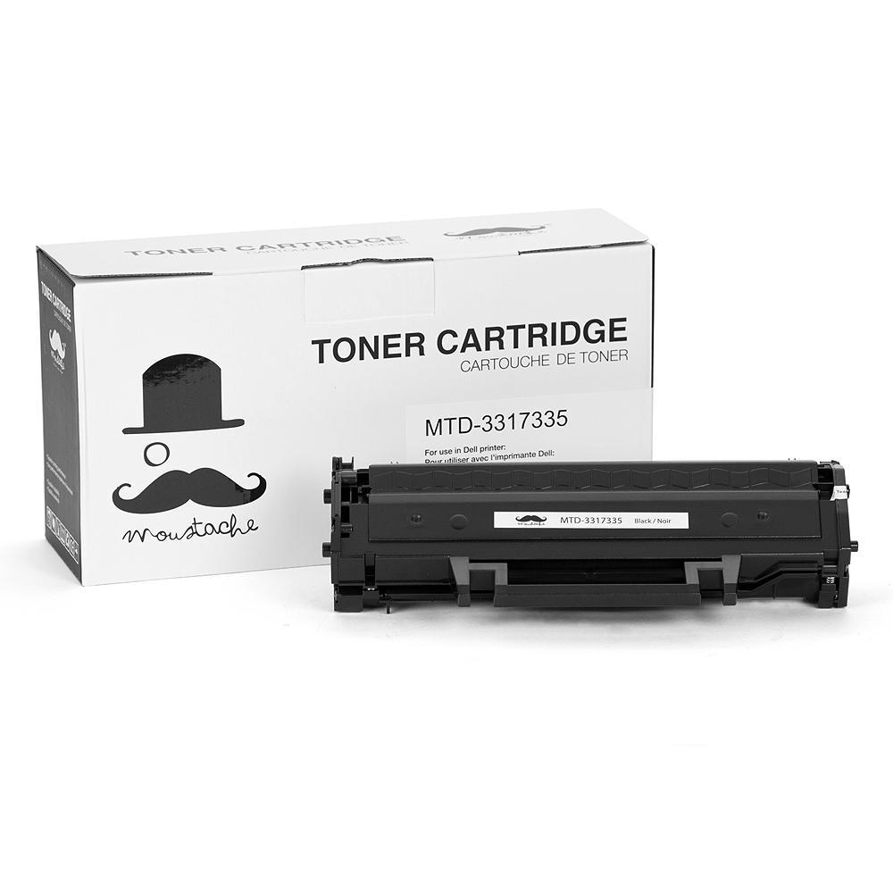 Dell 331-7335 HF442 Compatible Black Toner Cartridge for Dell B1160/B1160W Printer - Moustache®