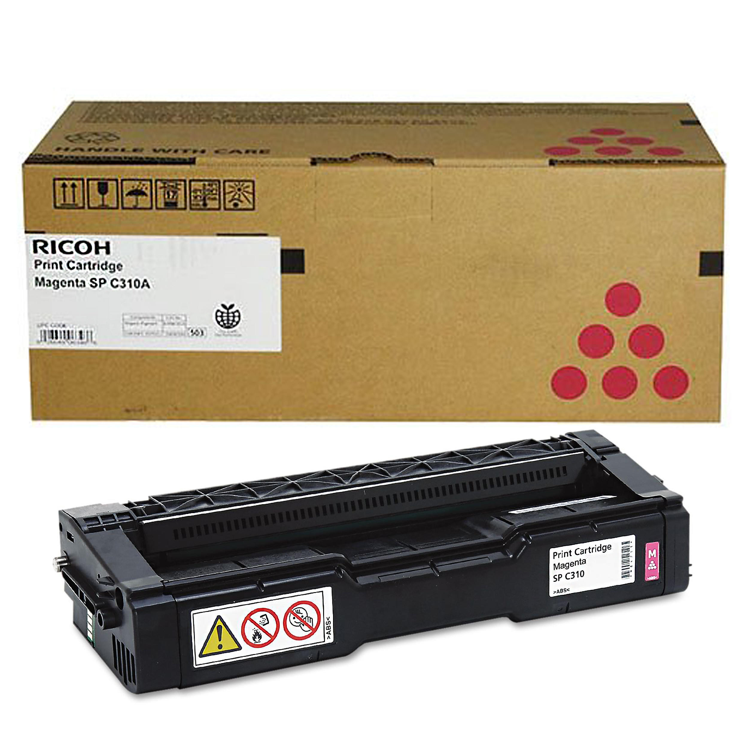 Ricoh 406477 Original Magenta Toner Cartridge High Yield