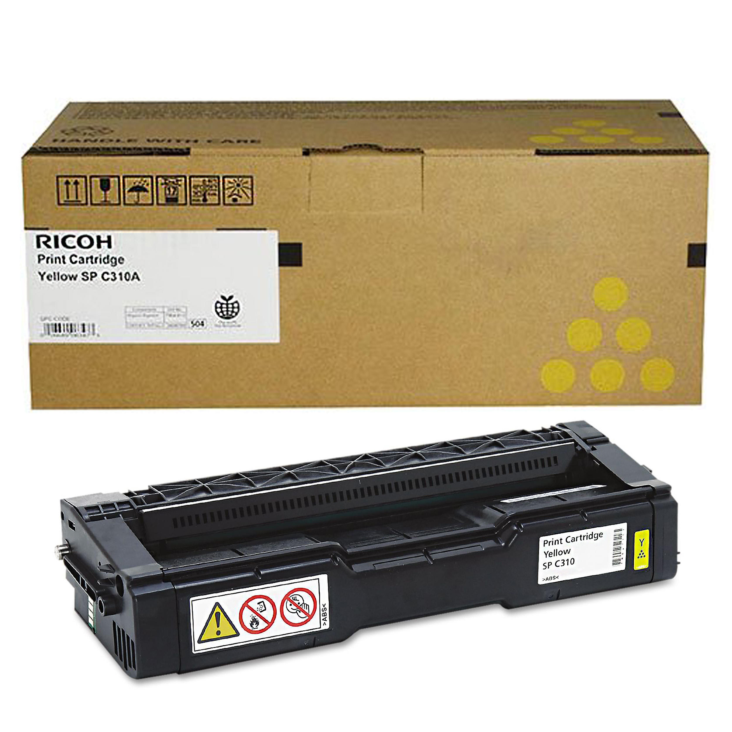 Ricoh 406478 Original Yellow Toner Cartridge High Yield