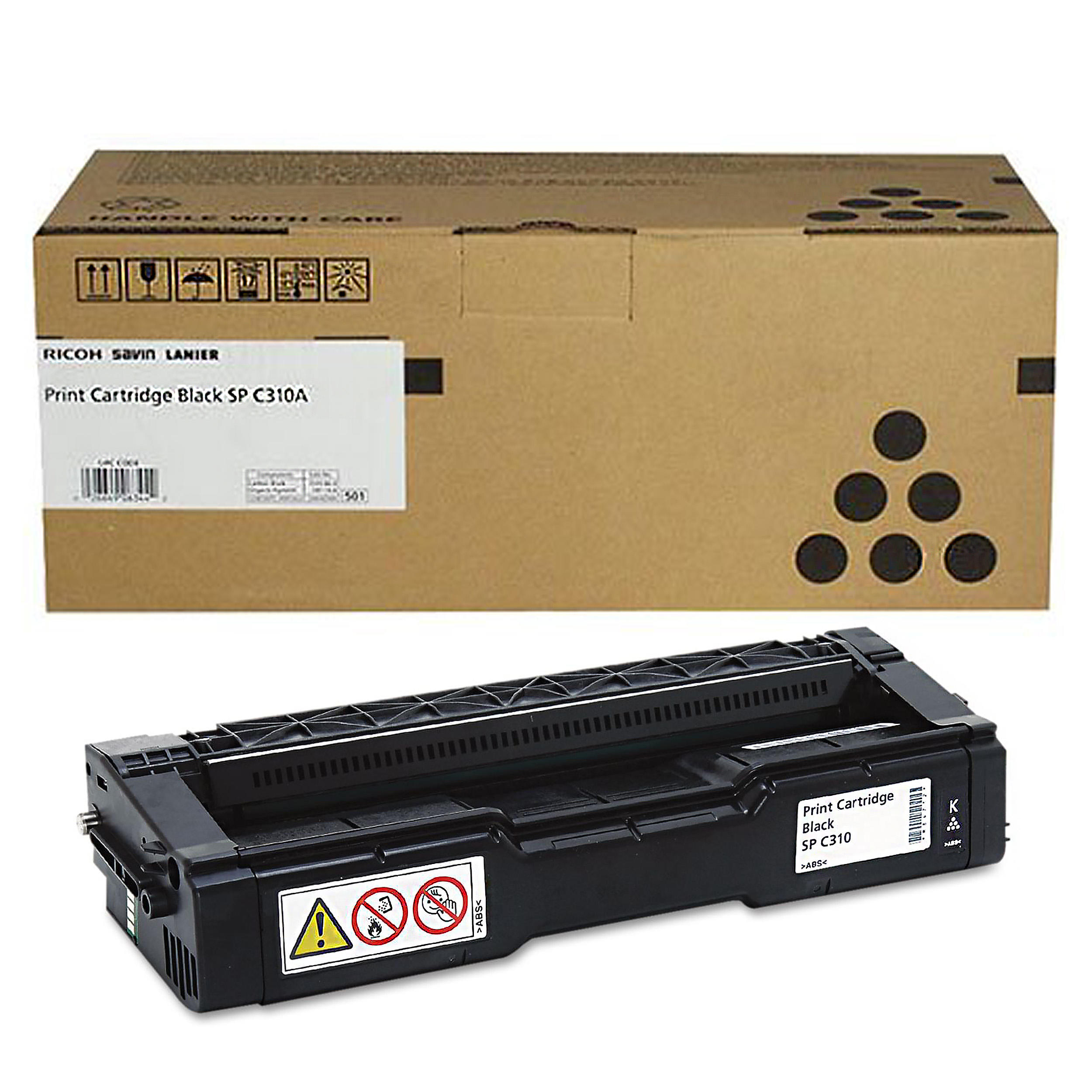 Ricoh 406475 Original Black Toner Cartridge High Yield