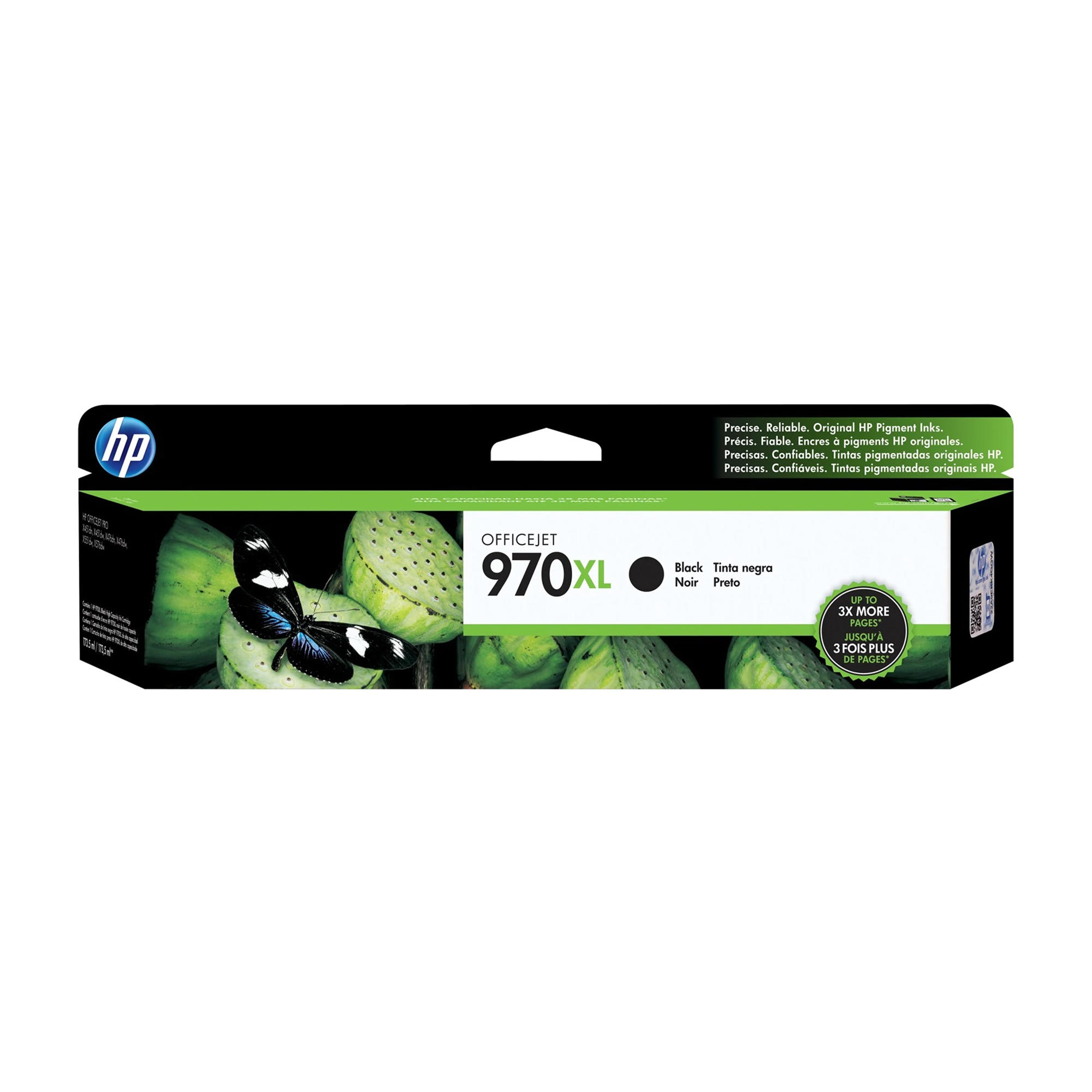 HP 970XL CN625AM Original Black Ink Cartridge High Yield