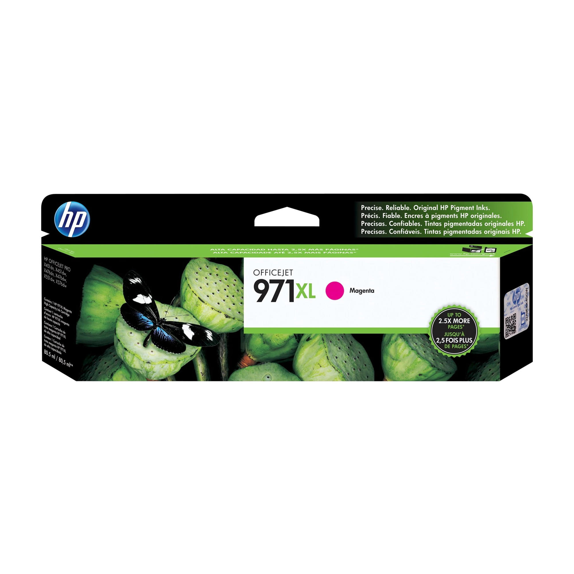 HP 971XL CN627AM Original Magenta Ink Cartridge High Yield