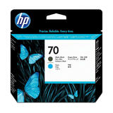 HP 70 C9404A Original Matte Black and Cyan Printhead