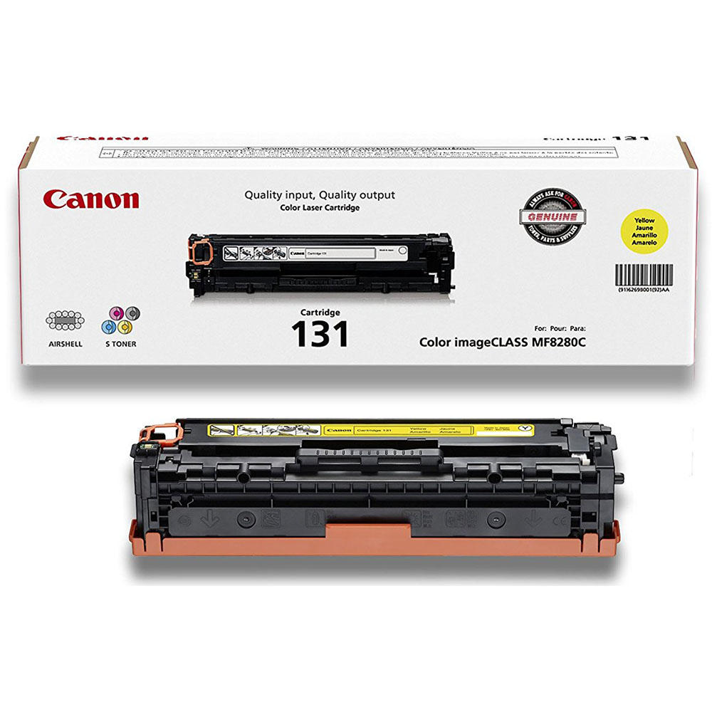 Canon 131 6269B001AA Original Yellow Toner Cartridge