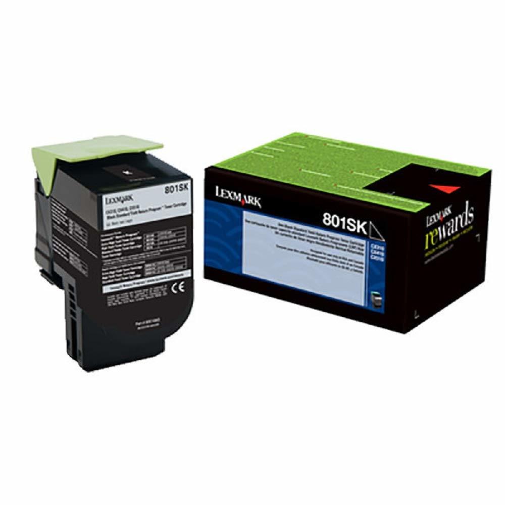 Lexmark 801SK 80C1SK0 Original Black Return Program Toner Cartridge