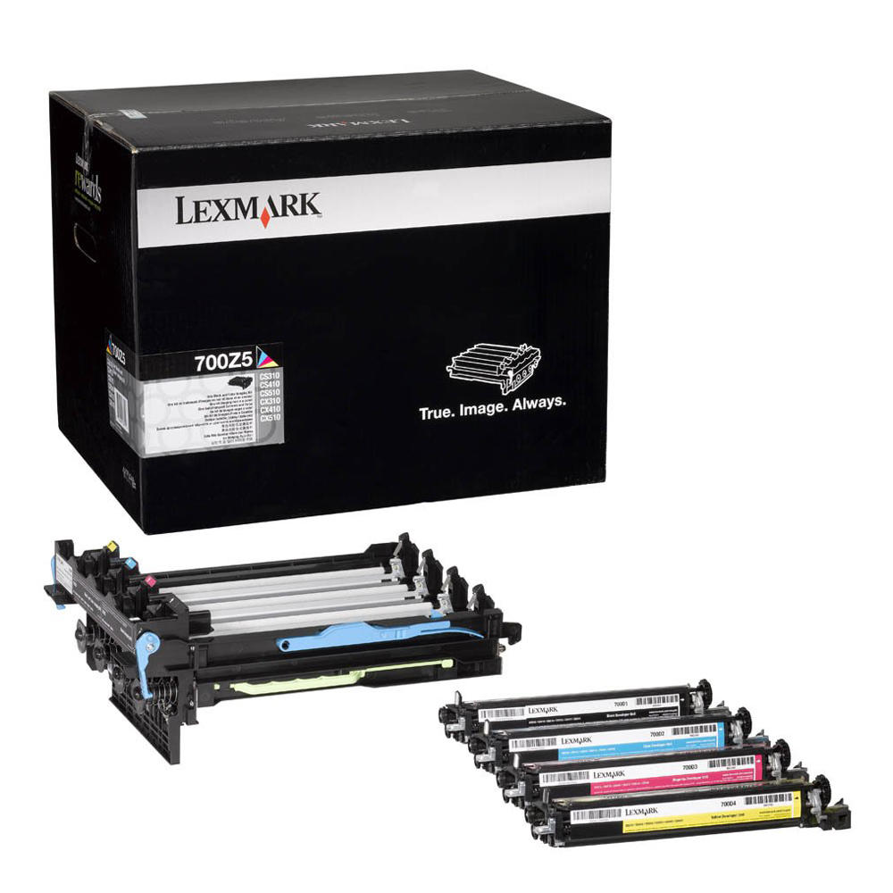 Lexmark 700Z5 70C0Z50 Original Black and Color Imaging Kit - Toner Not Included