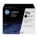 HP CE255XD Original Black Toner Cartridge High Yield - 2/Pack