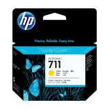 HP 711 CZ136A Original Yellow Ink Cartridge - 3-Pack