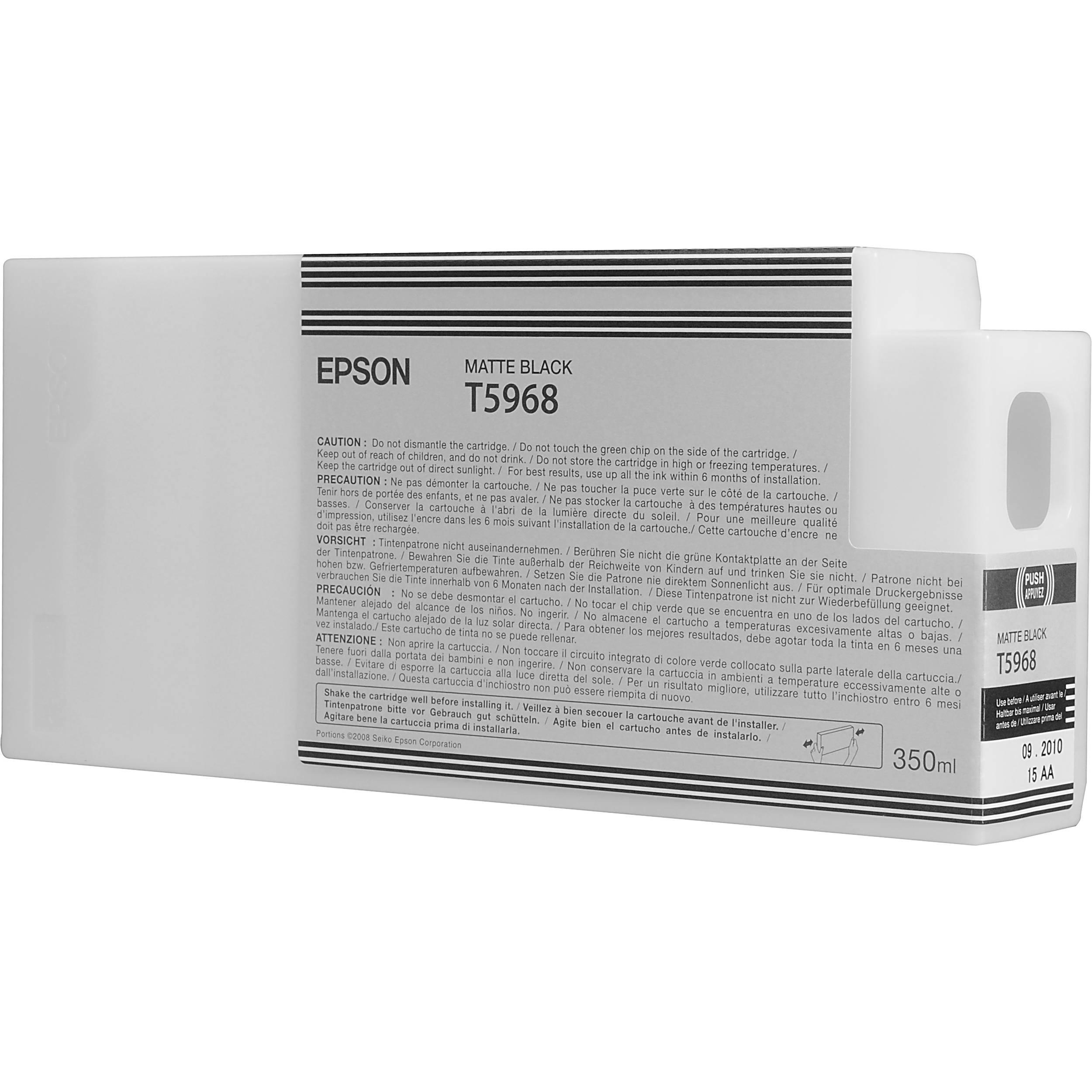 Epson T596800 350ml Original Matte Black Ink Cartridge