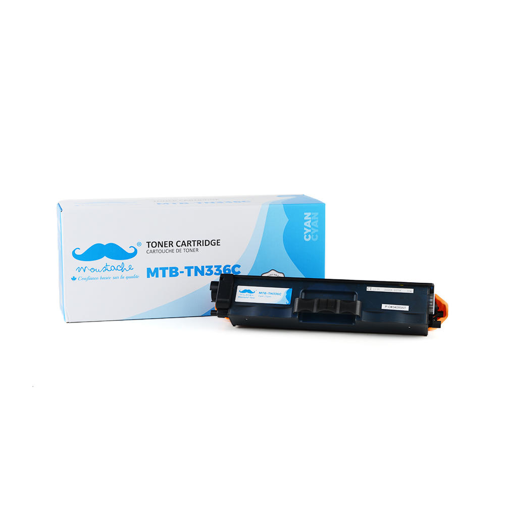 Brother TN336C Compatible Cyan Toner Cartridge High Yield - Moustache®