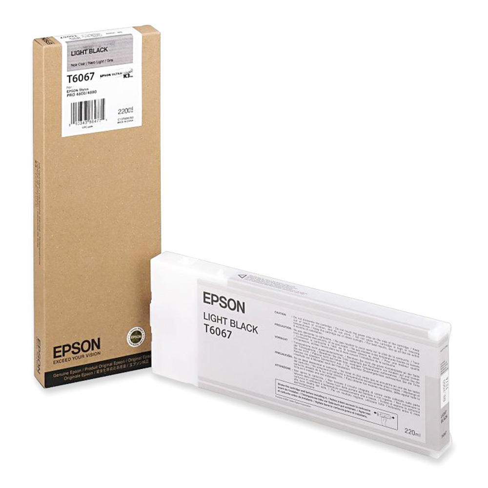 Epson T606700 Original Light Black Ink Cartridge