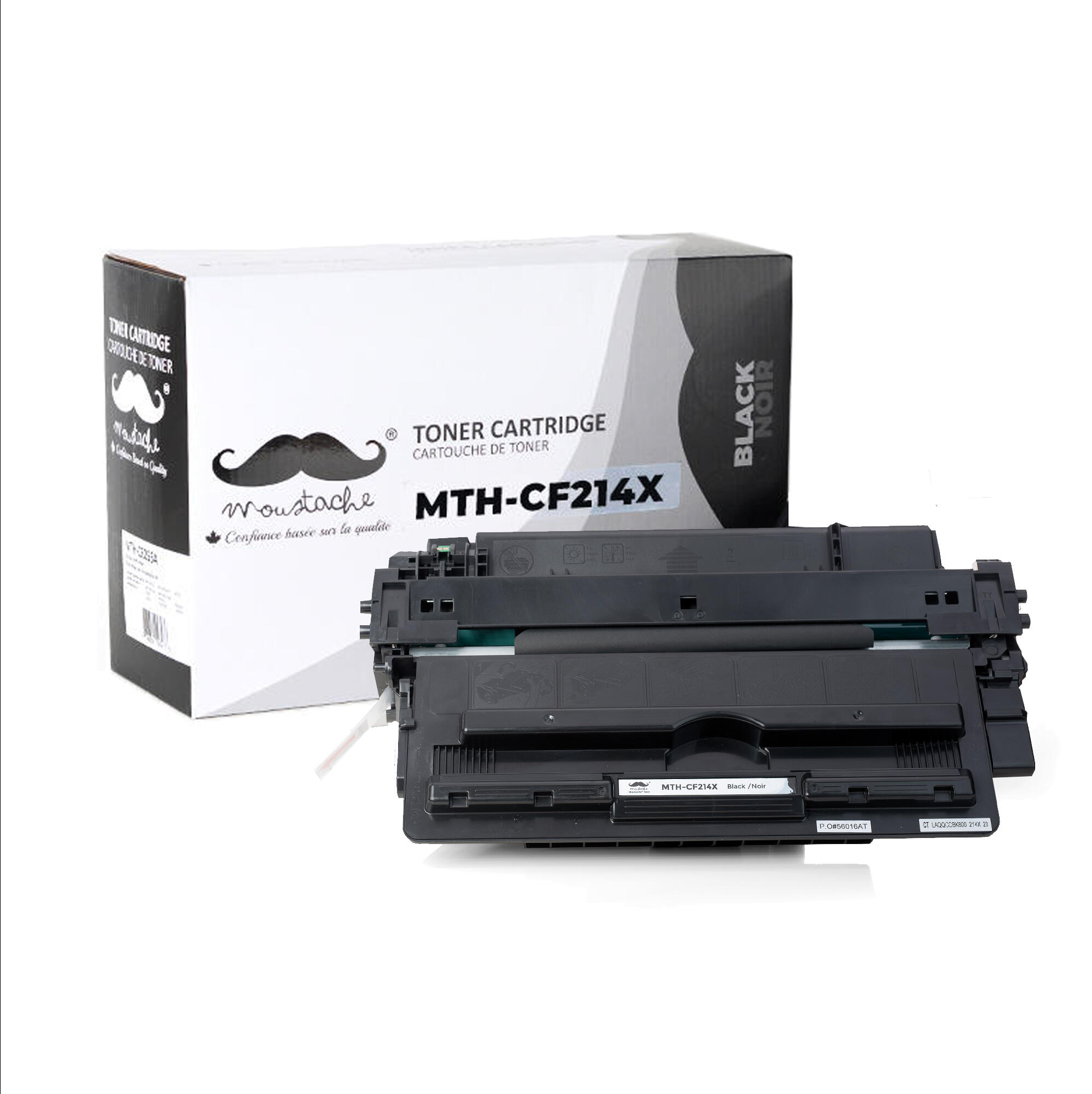 Compatible HP 14X CF214X Black Toner Cartridge High Yield - Moustache®