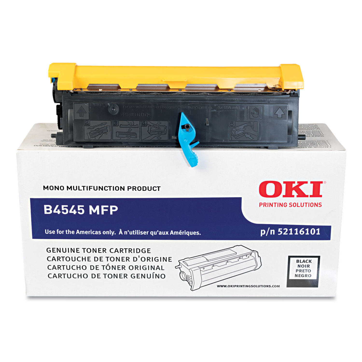 Okidata 52116101 Original Black Toner Cartridge