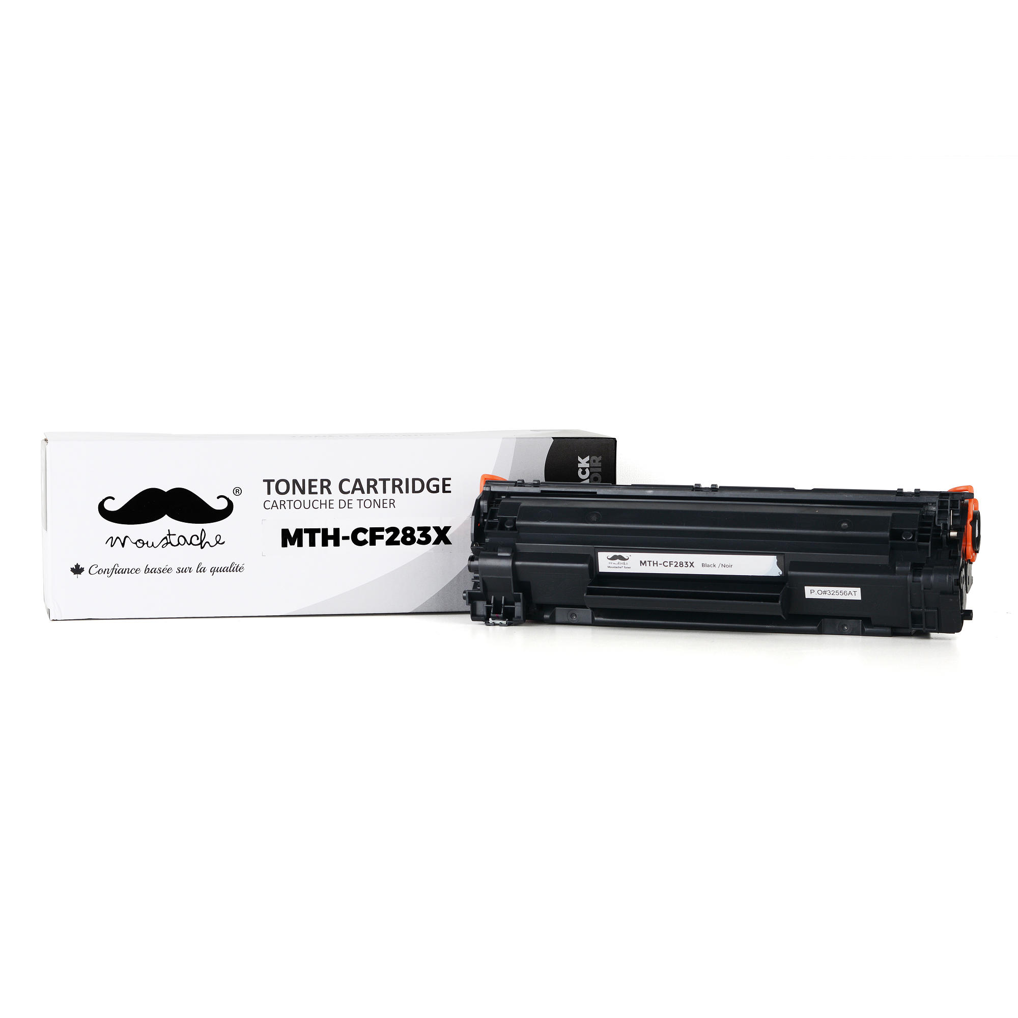 Compatible HP 83X CF283X Black Toner Cartridge High Yield 2,500 Pages - Moustache®