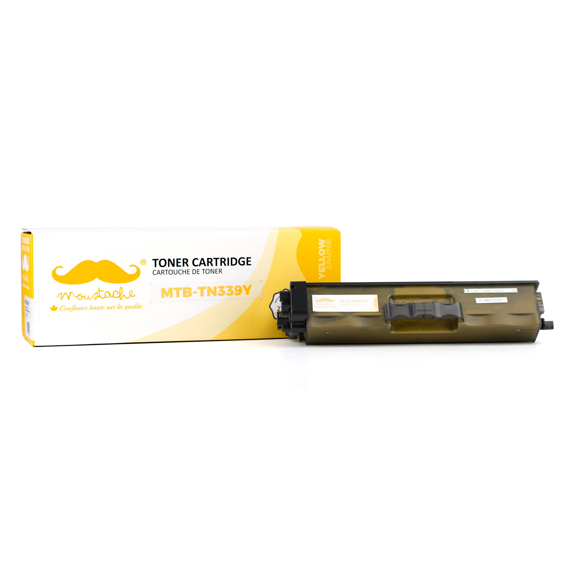 Brother TN339Y Compatible Yellow Toner Cartridge Extra High Yield - Moustache®