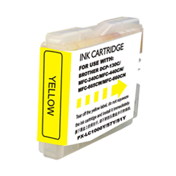 Brother LC51Y Compatible Yellow Ink Cartridge - Economical Box