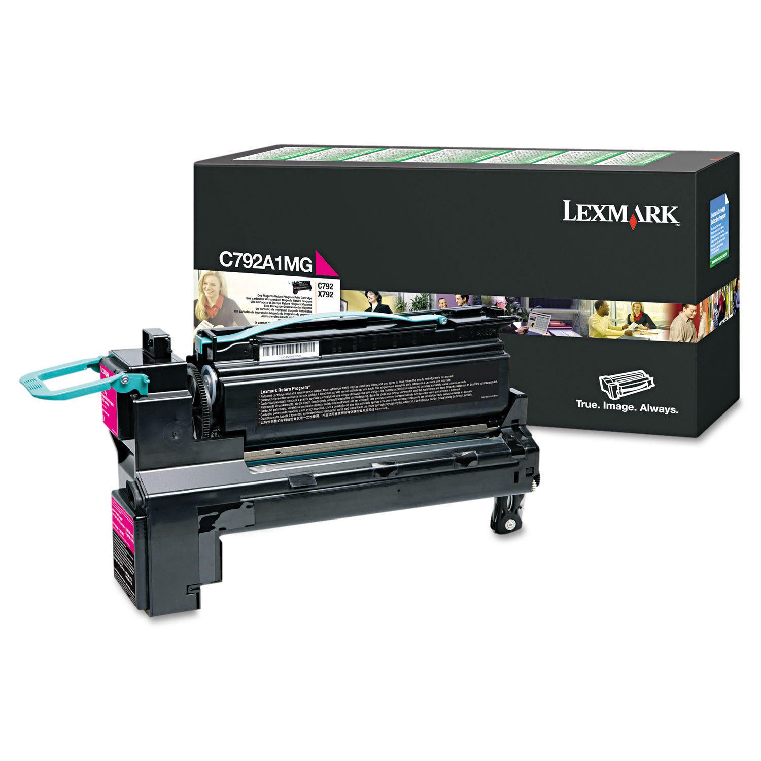 Lexmark C792A1MG Original Magenta Return Program Toner Cartridge