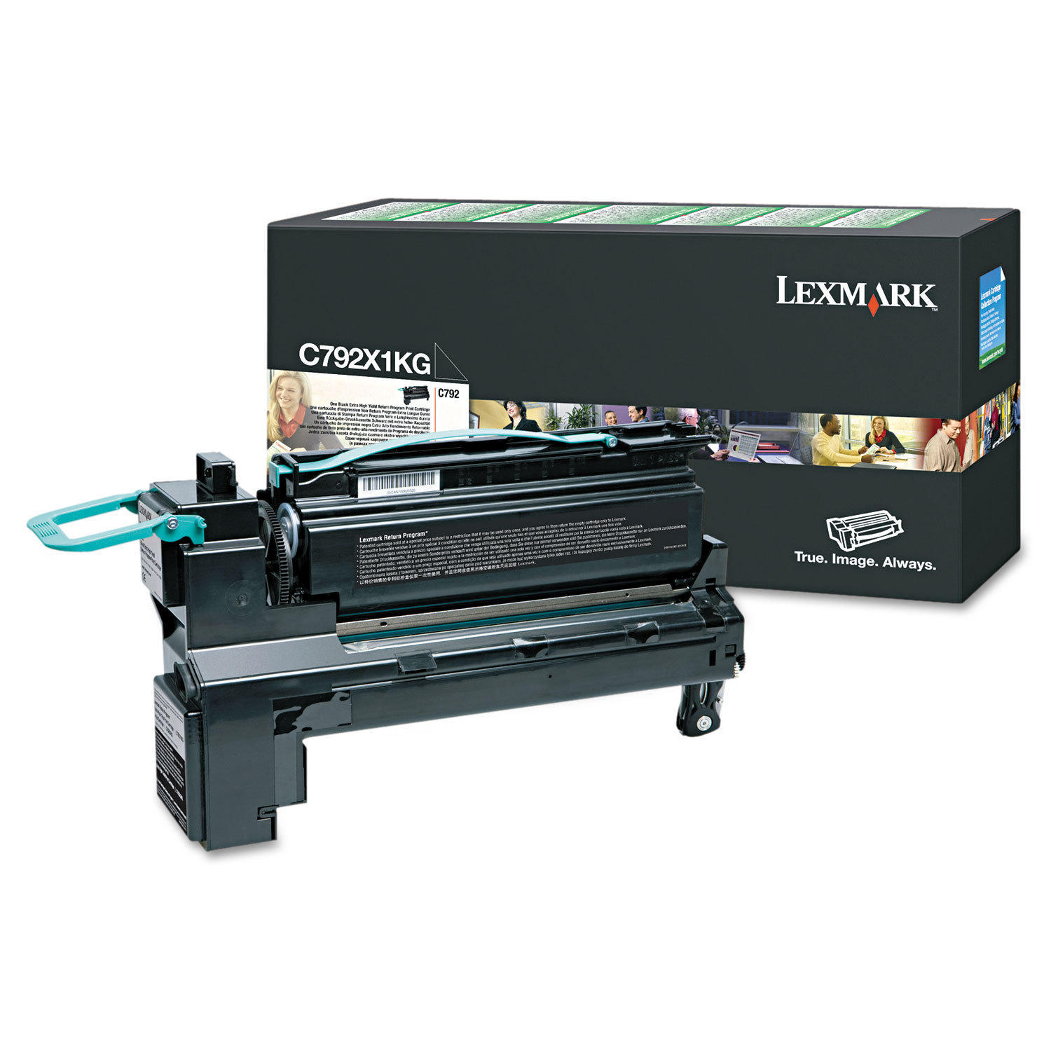 Lexmark C792X1KG Original Black Return Program Toner Cartridge Extra High Yield