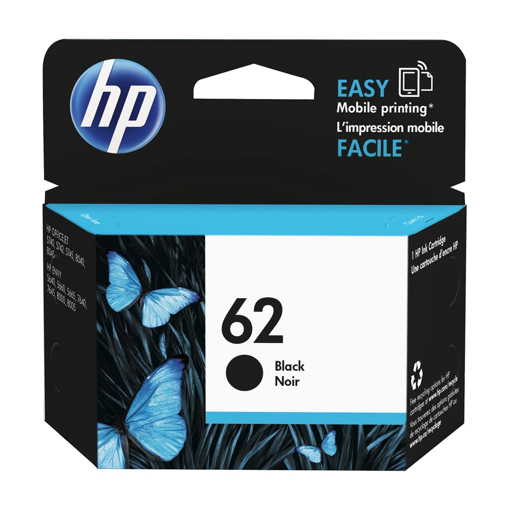 HP 62 C2P04AN Original Black Ink Cartridge