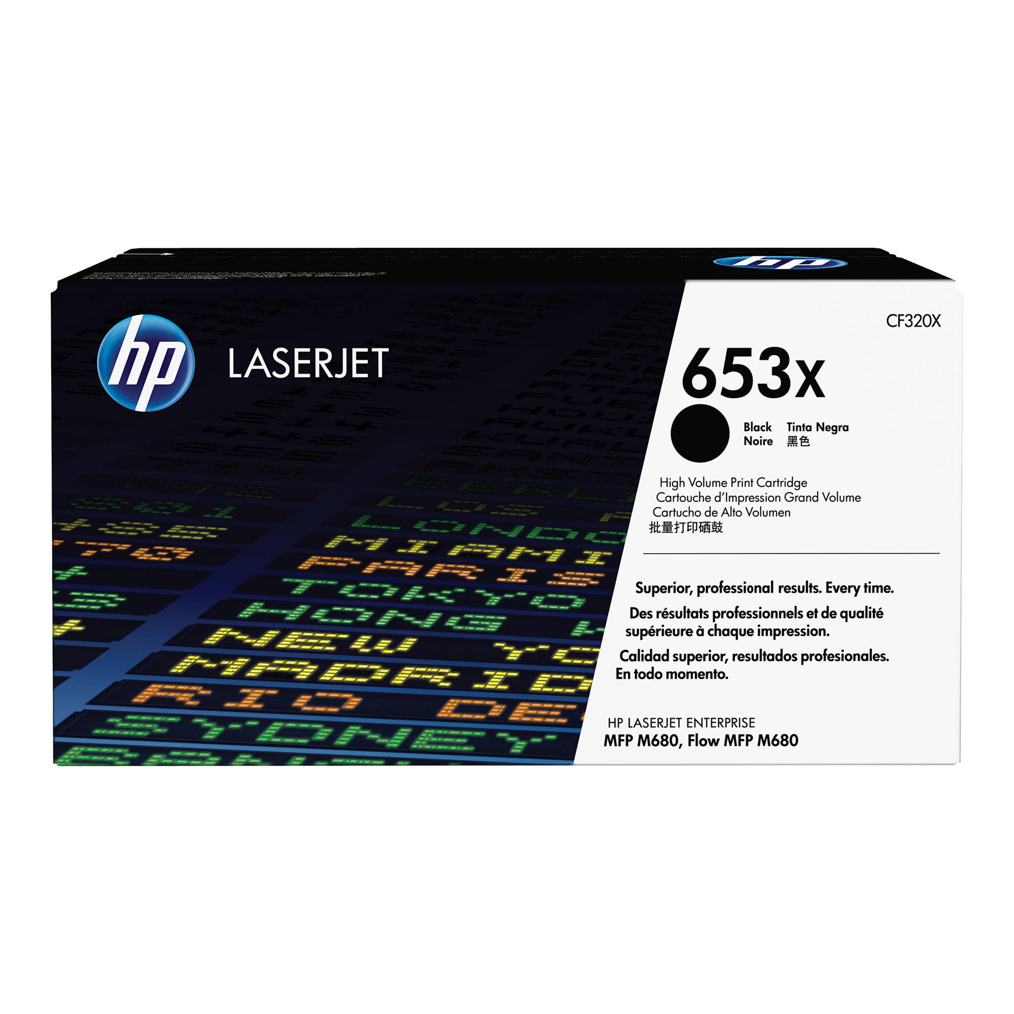 HP 653X CF320X Original Black Toner Cartridge High Yield