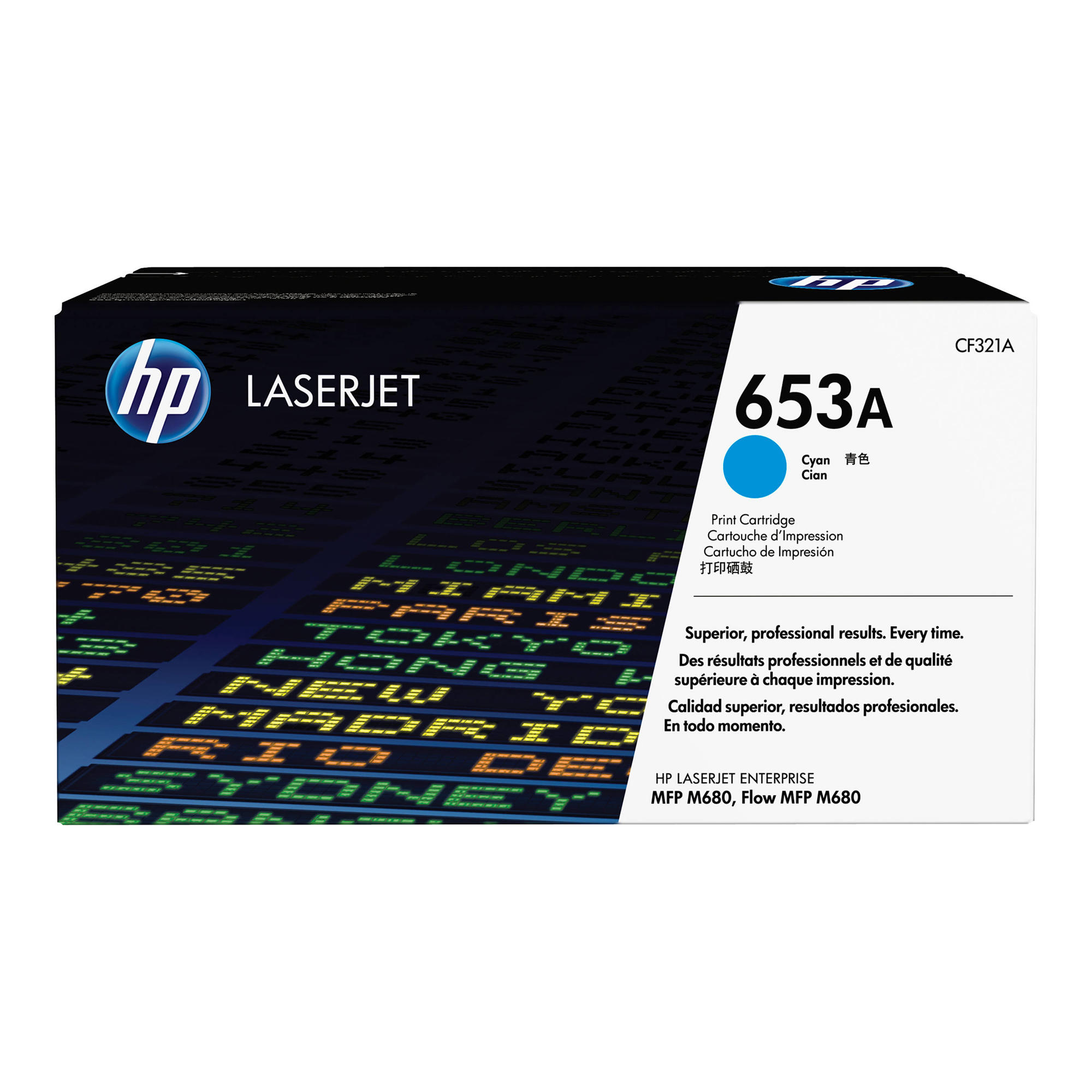 HP 653A CF321A Original Cyan Toner Cartridge