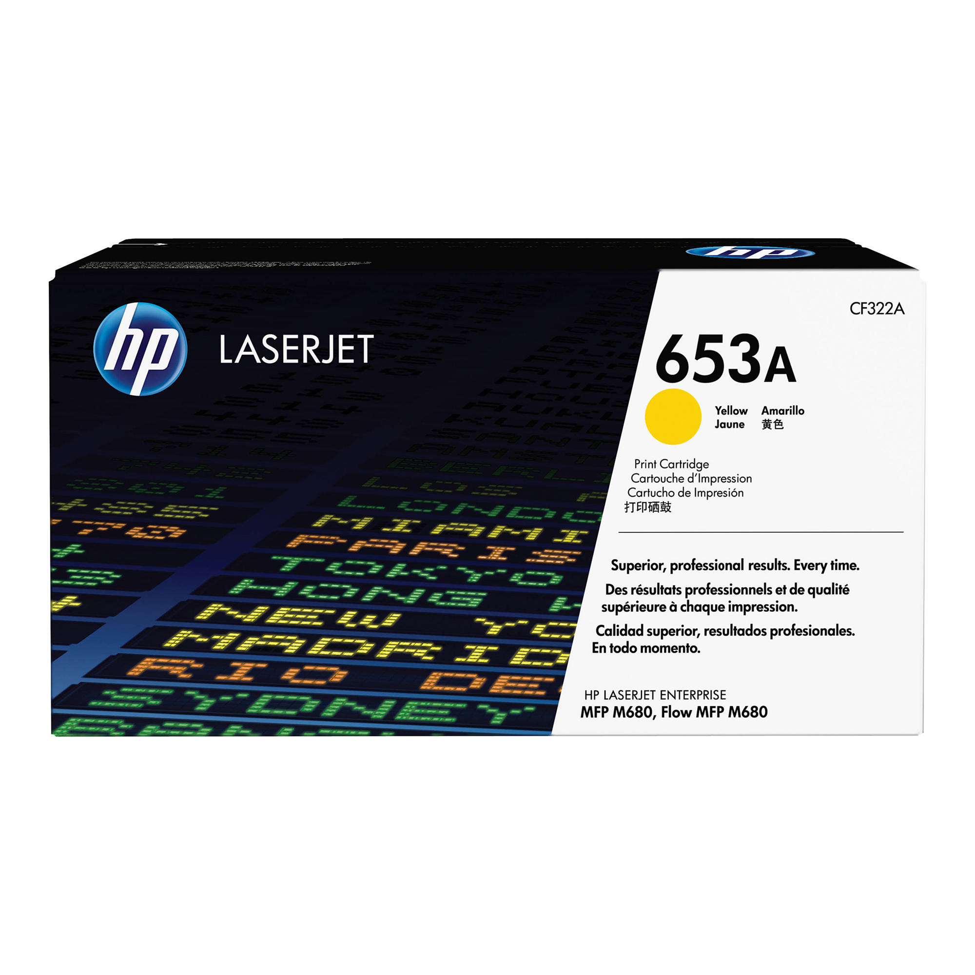 HP 653A CF322A Original Yellow Toner Cartridge