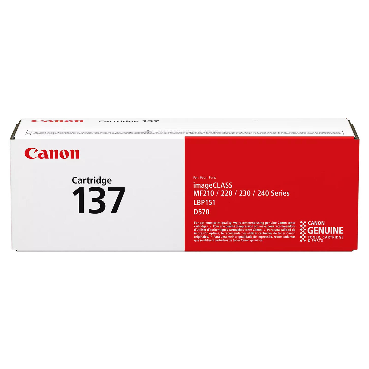 Canon 137 9435B001 Original Black Toner Cartridge
