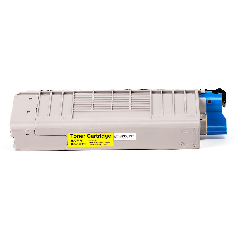 Okidata 44318601 Compatible Yellow Toner Cartridge for C711 Printer