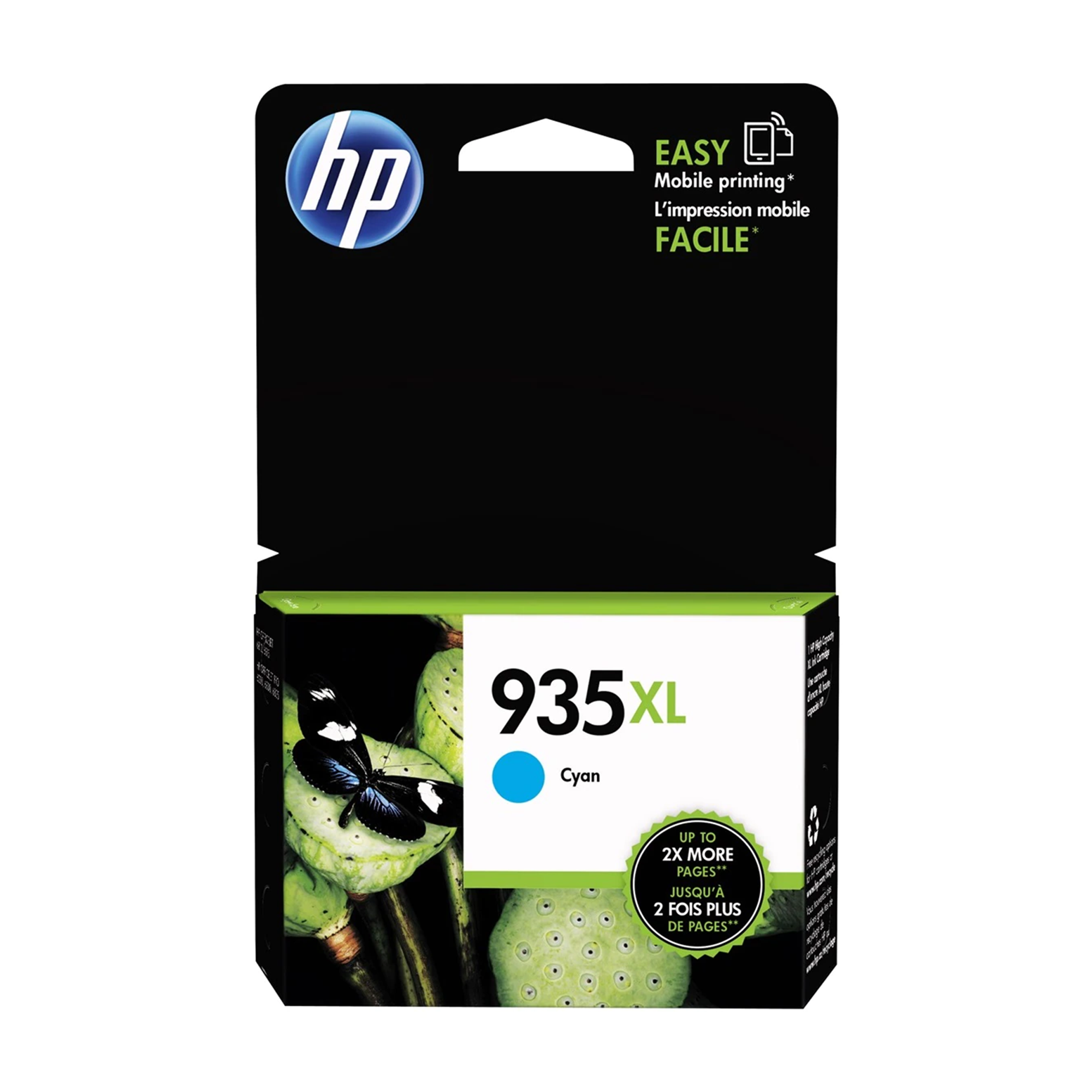 HP 935XL C2P24AN Original Cyan Ink Cartridge High Yield