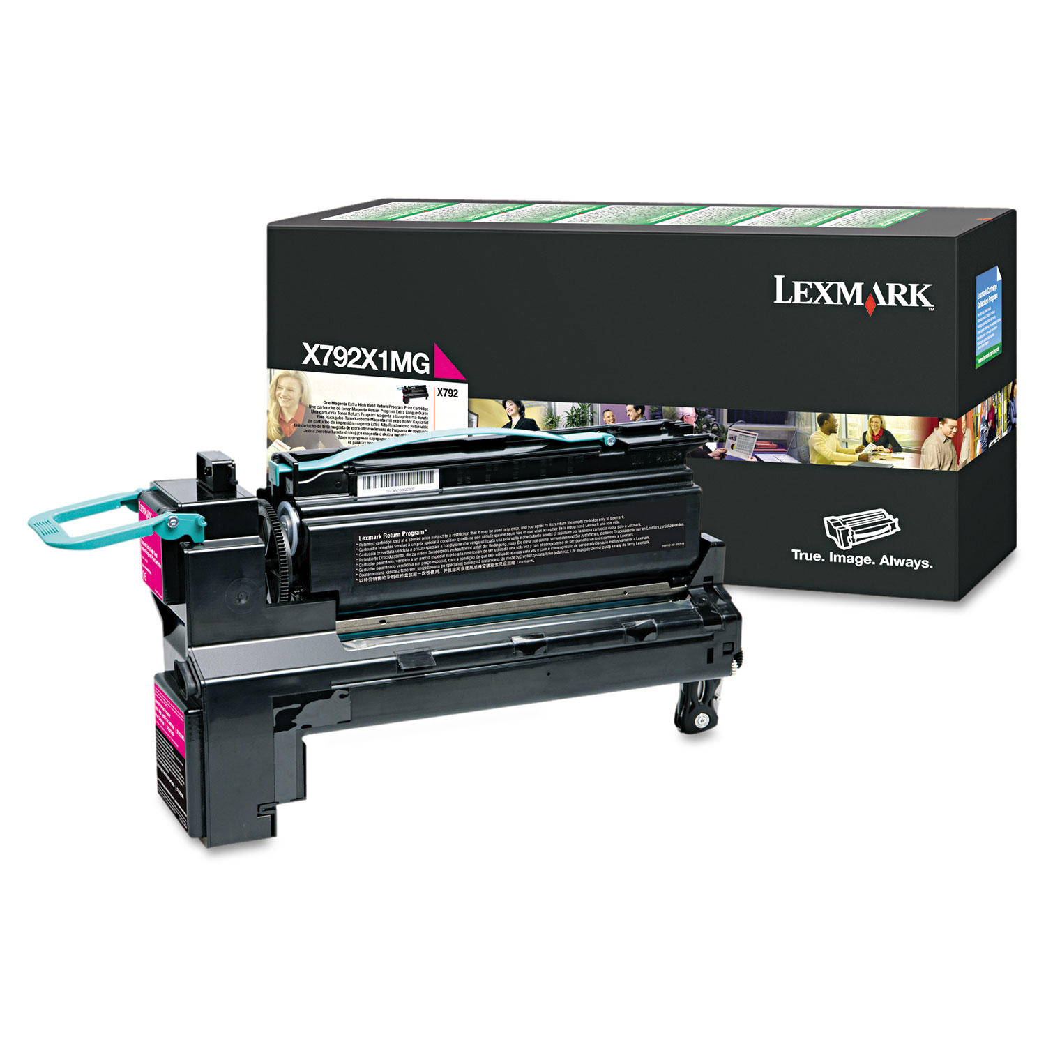 Lexmark X792 X792X1MG Original Magenta Return Program Toner Cartridge Extra High Yield